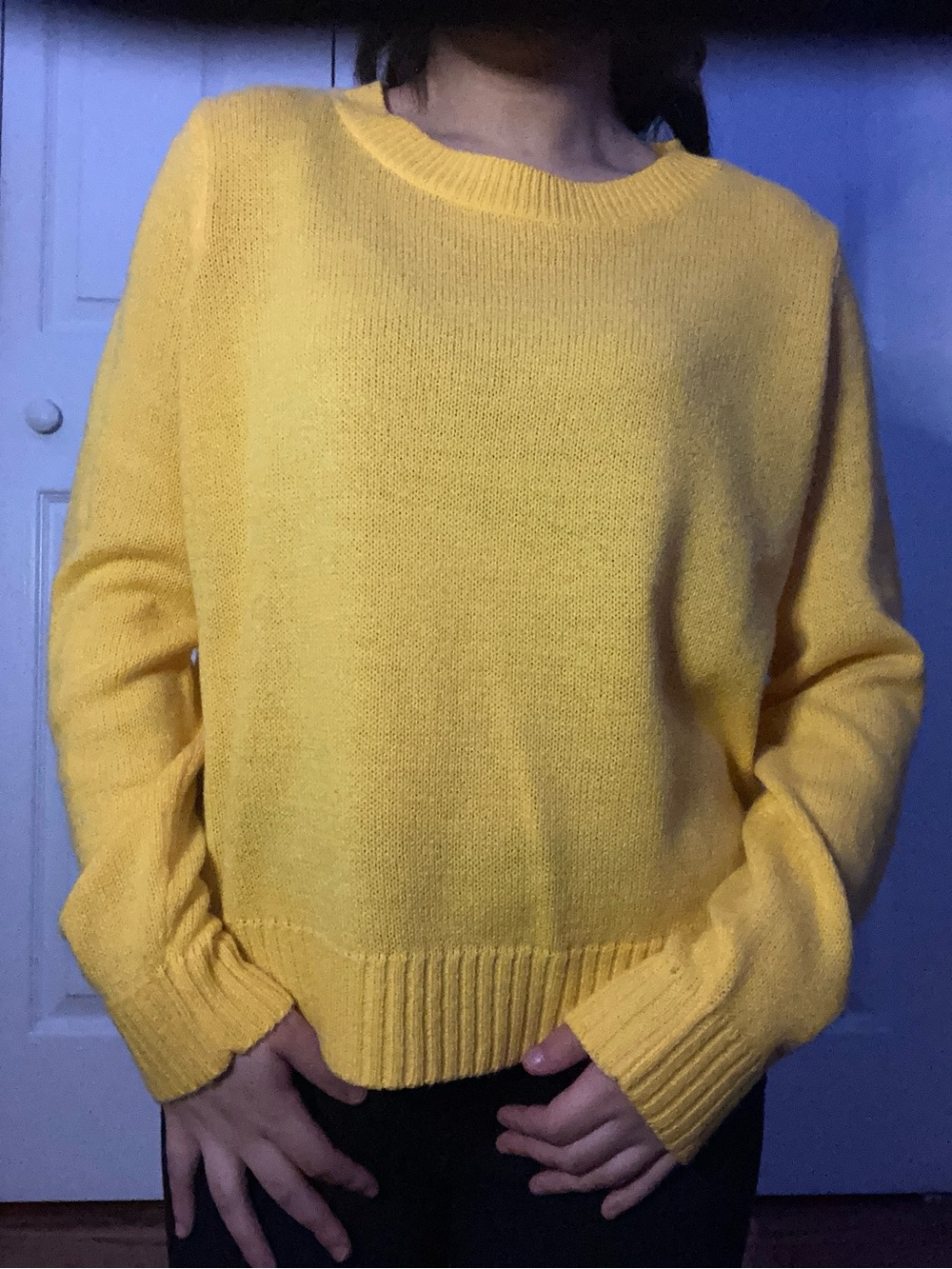H&M Sunny Yellow Crewneck Sweater